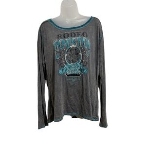 Gray Long Sleeve Tee